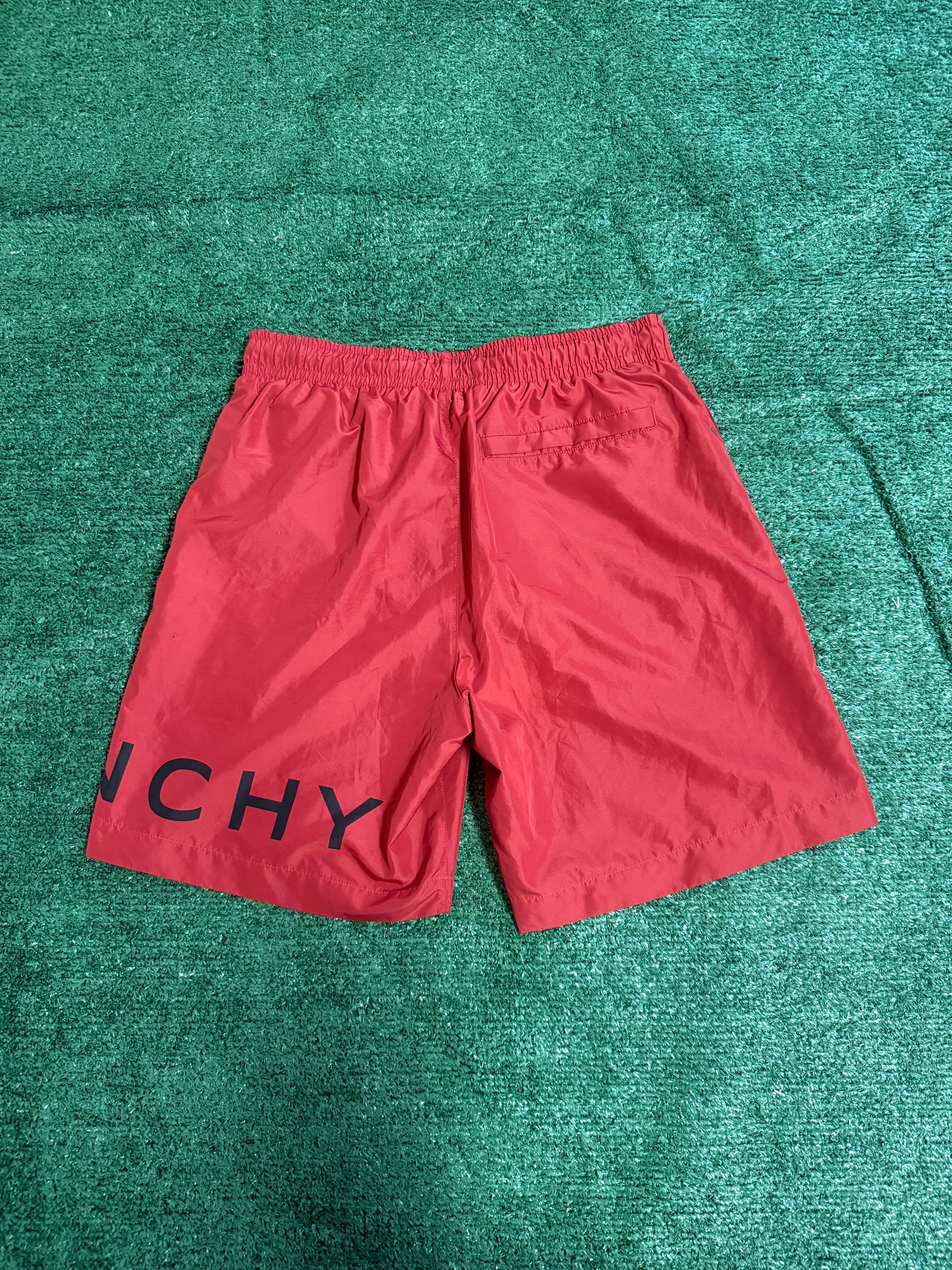 Givenchy Red Swim Shorts