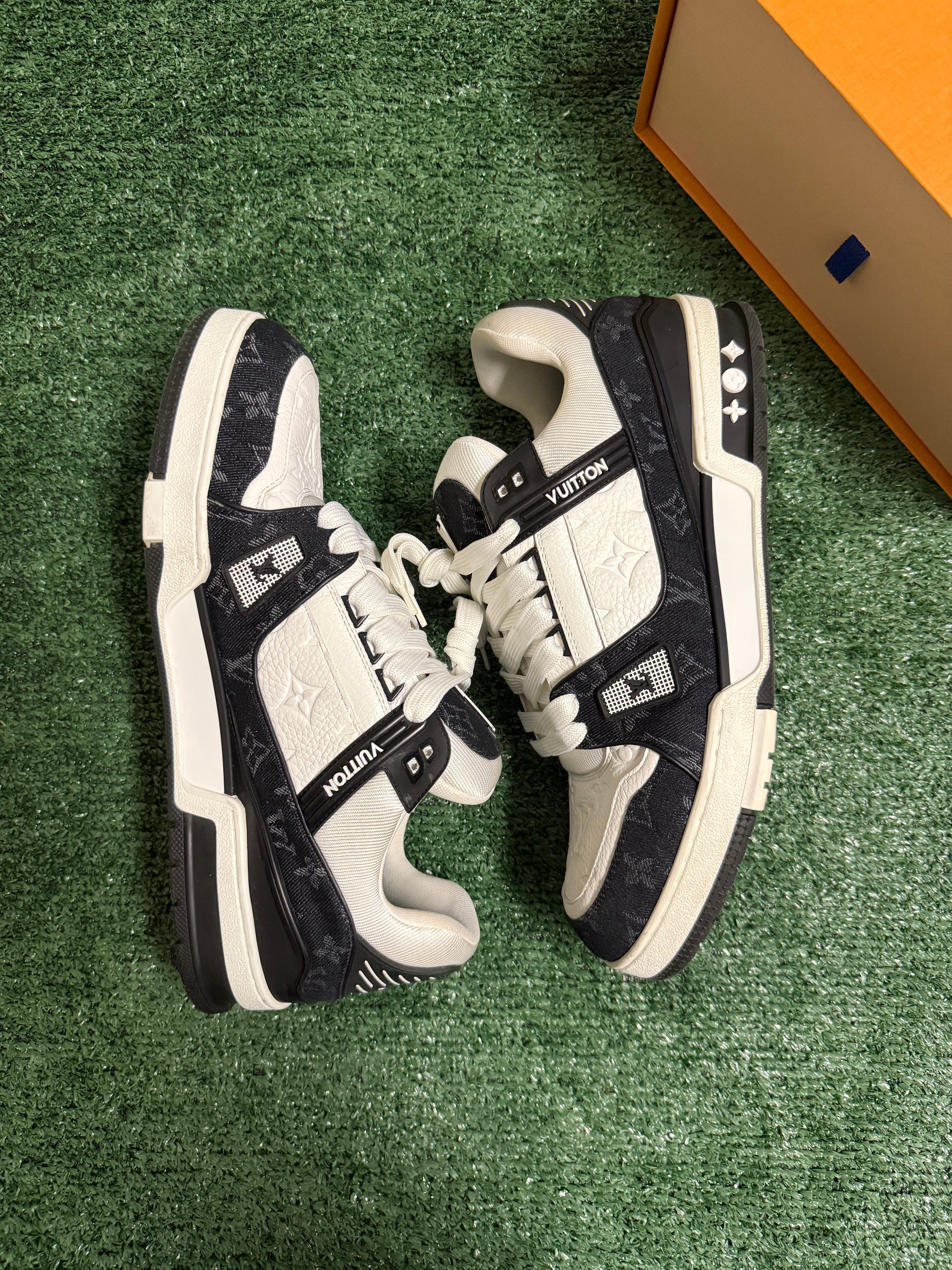 Louis Vuitton Trainer Black & White