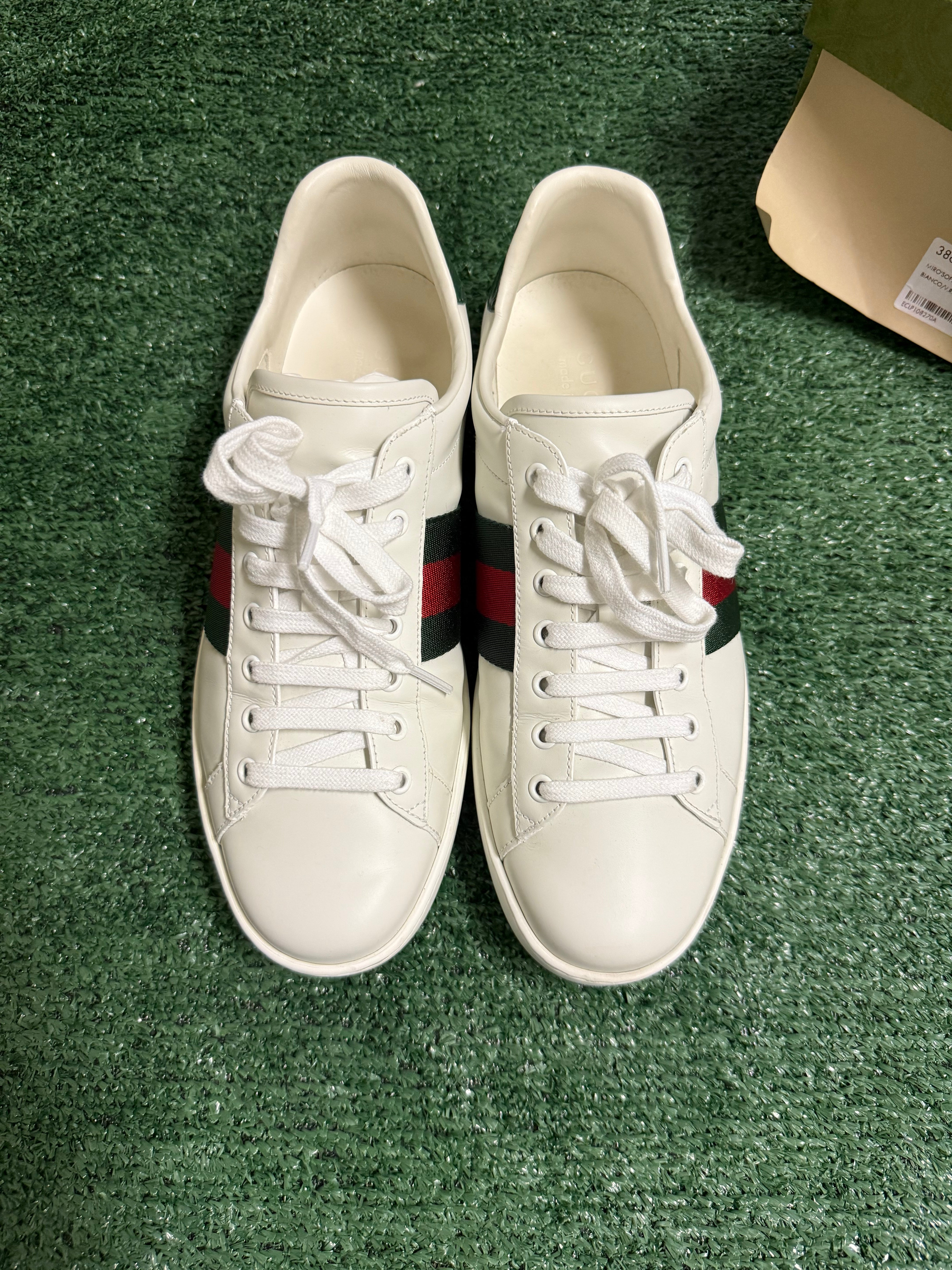 Gucci Ace Low White Red & Green