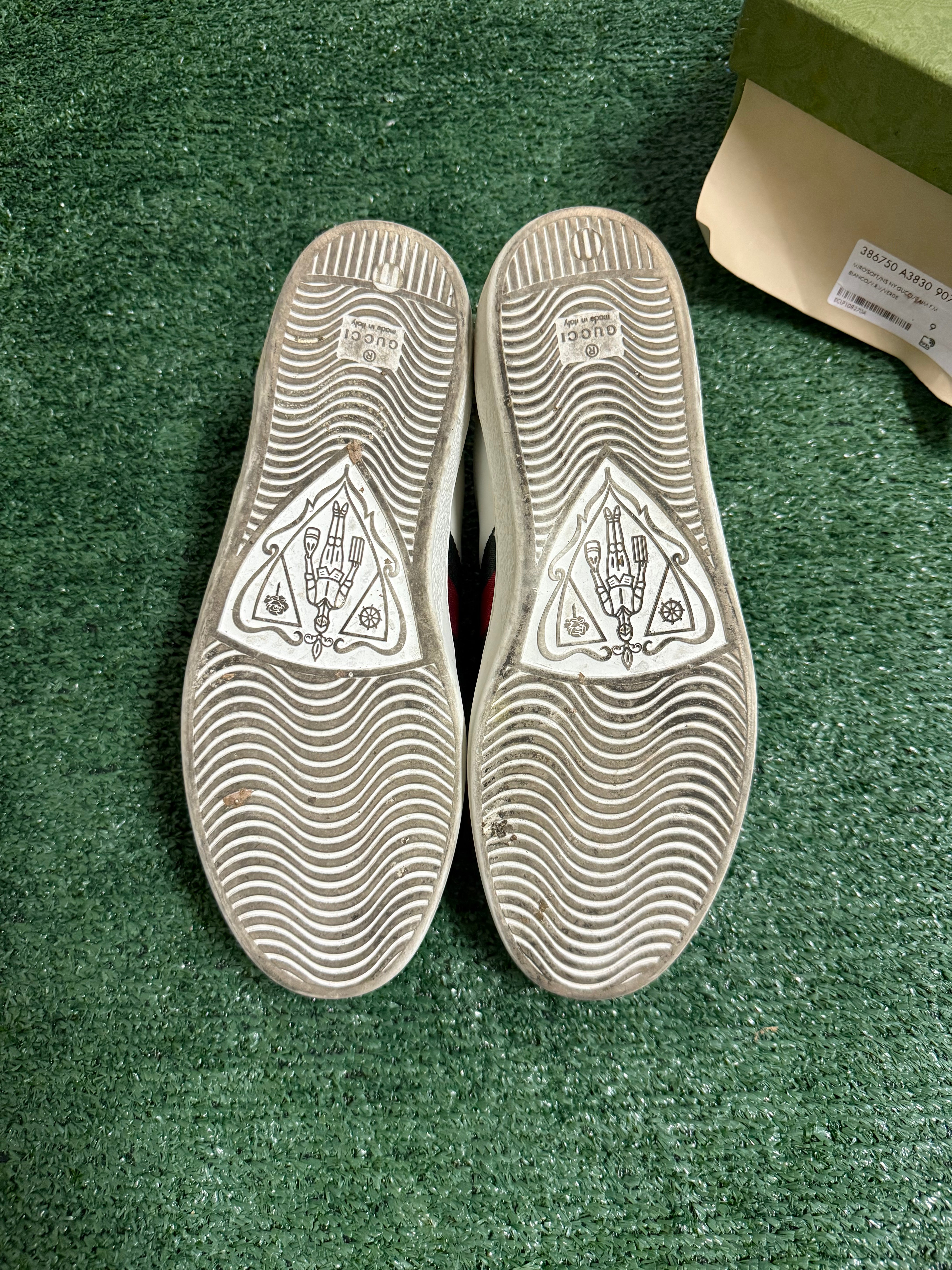 Gucci Ace Low White Red & Green