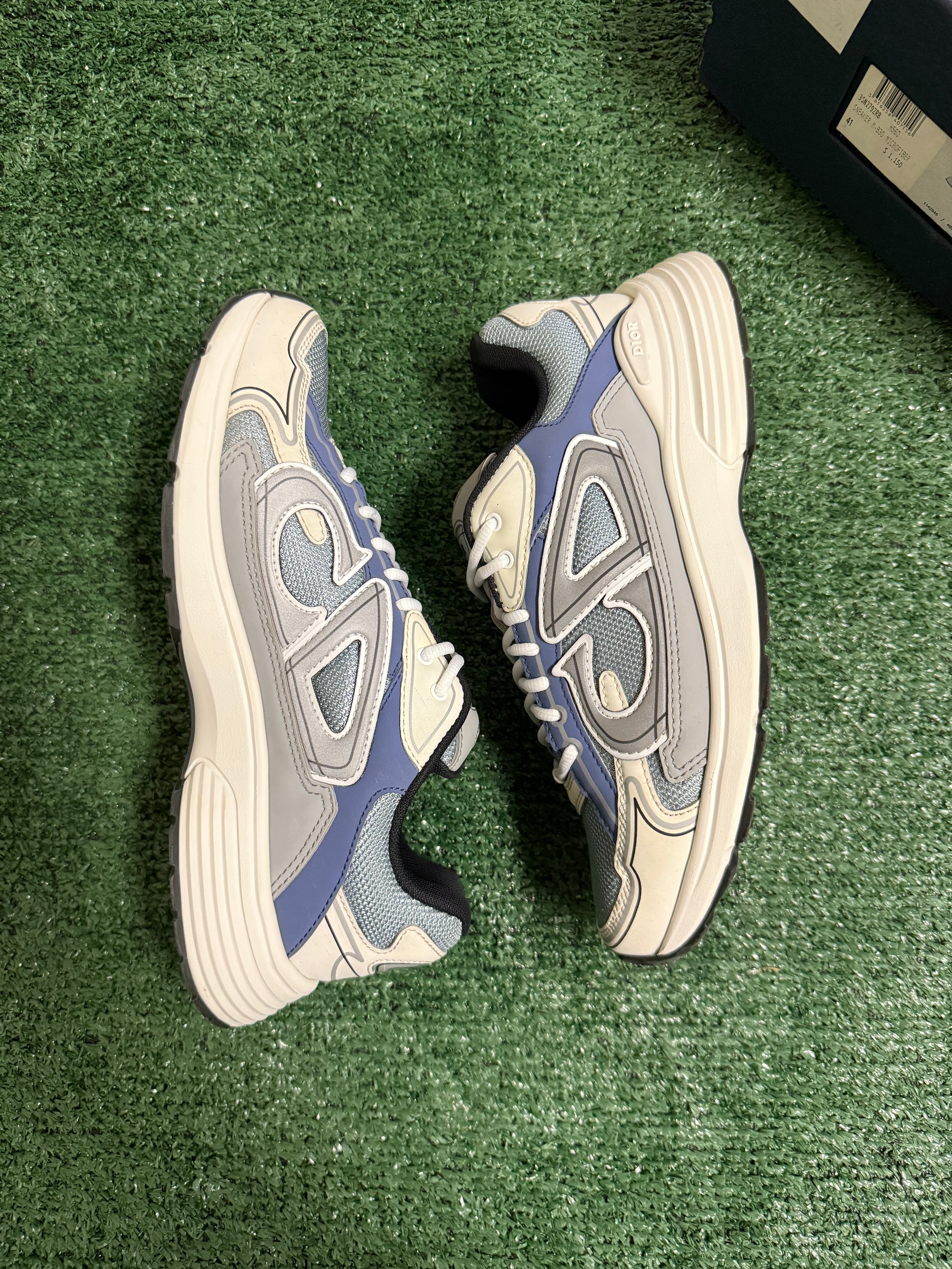 Dior B30 Blue White Grey Reflective