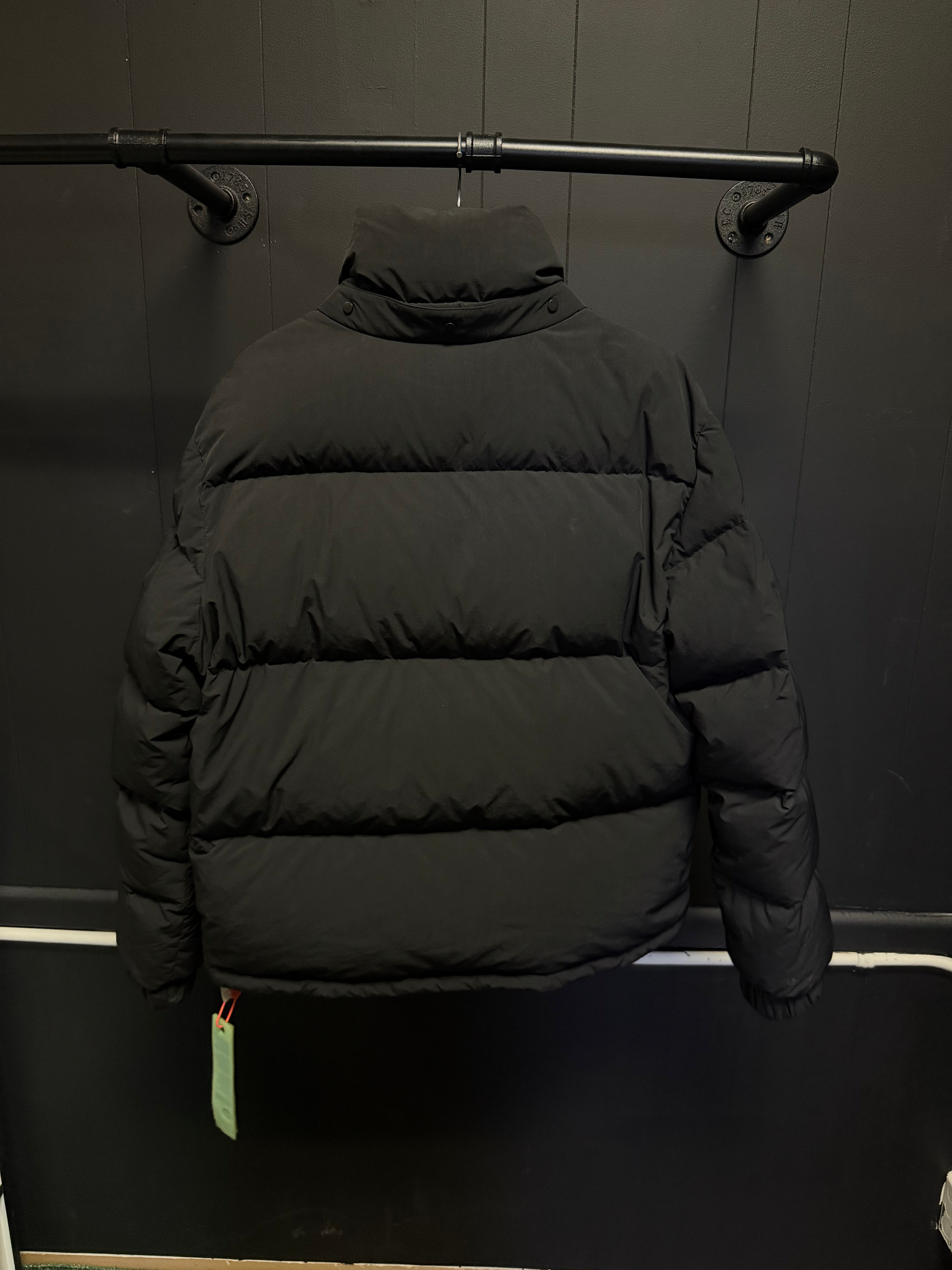 Off White Patch Puffer Coat
