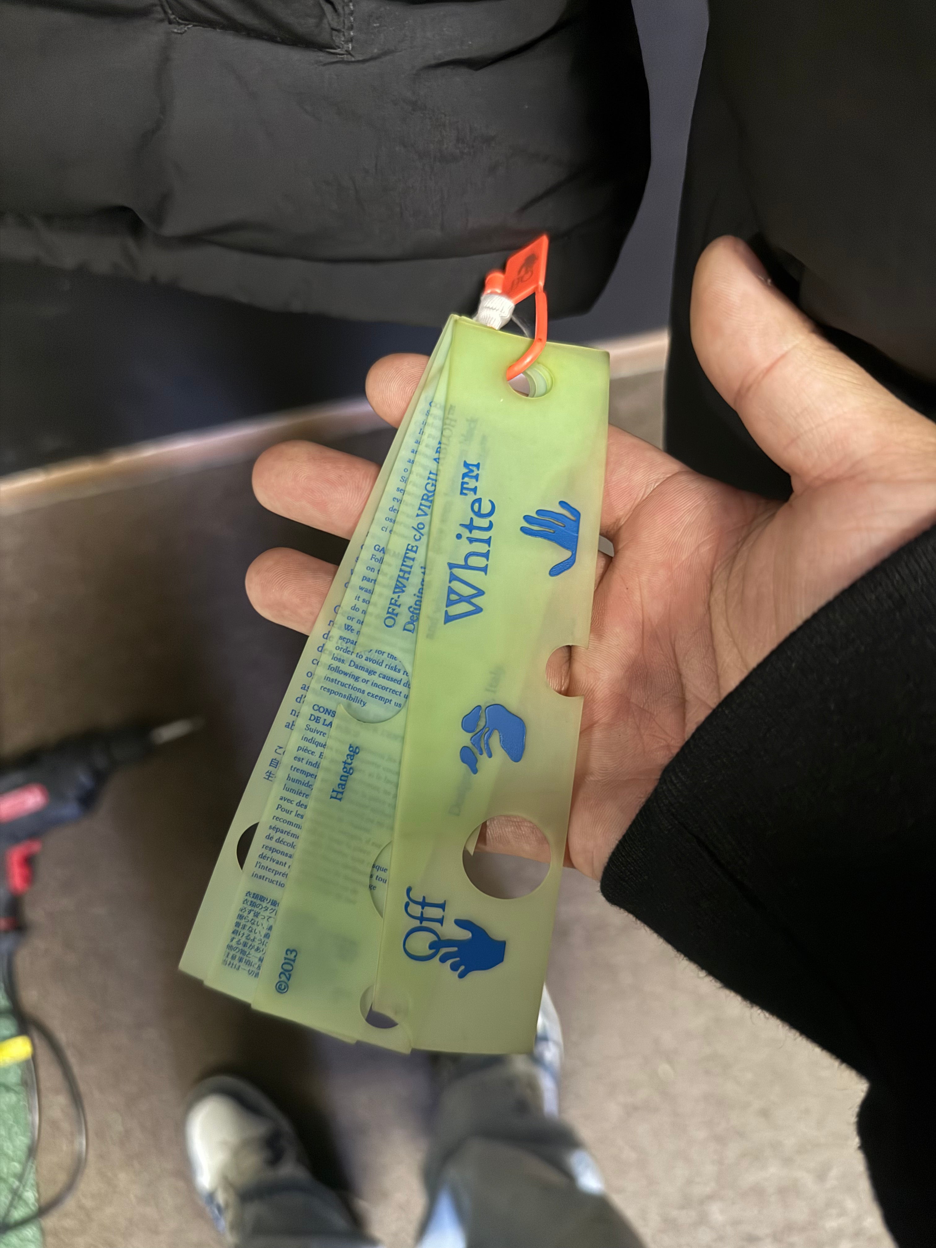 Off White Patch Puffer Coat