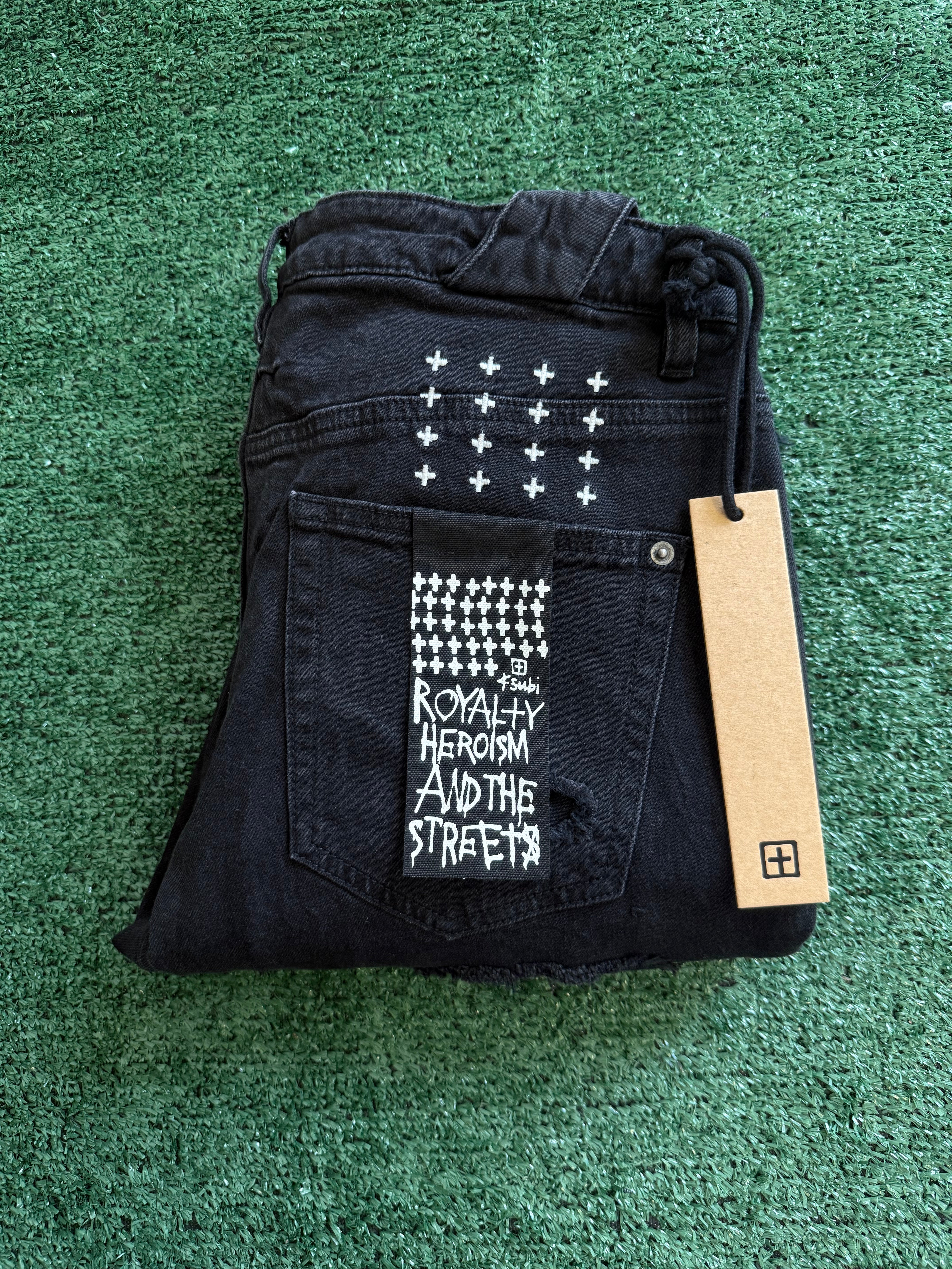 Ksubi Chitch Shredded Black