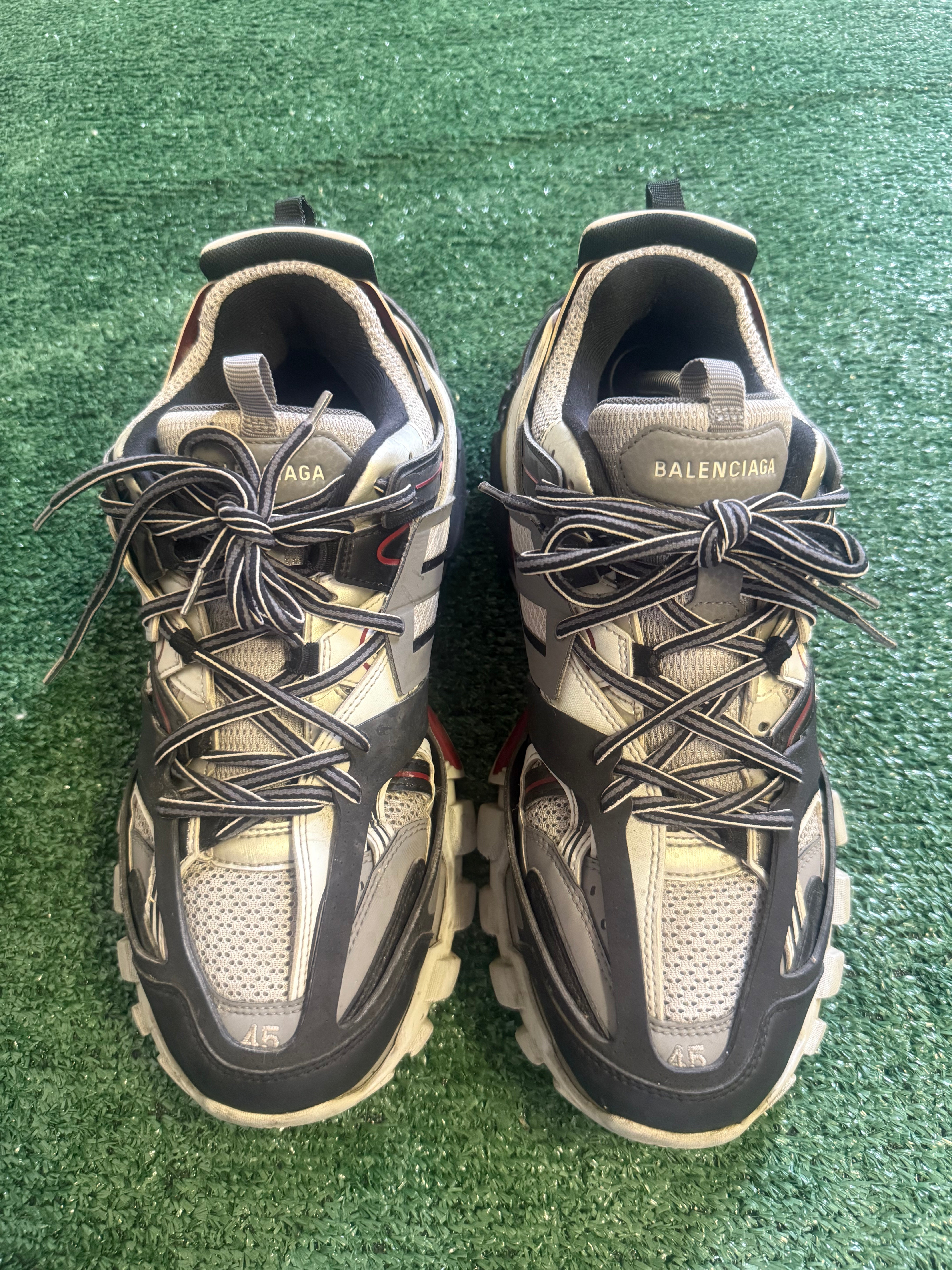 Balenciaga Track Grey Black Red 45 (12-12.5)
