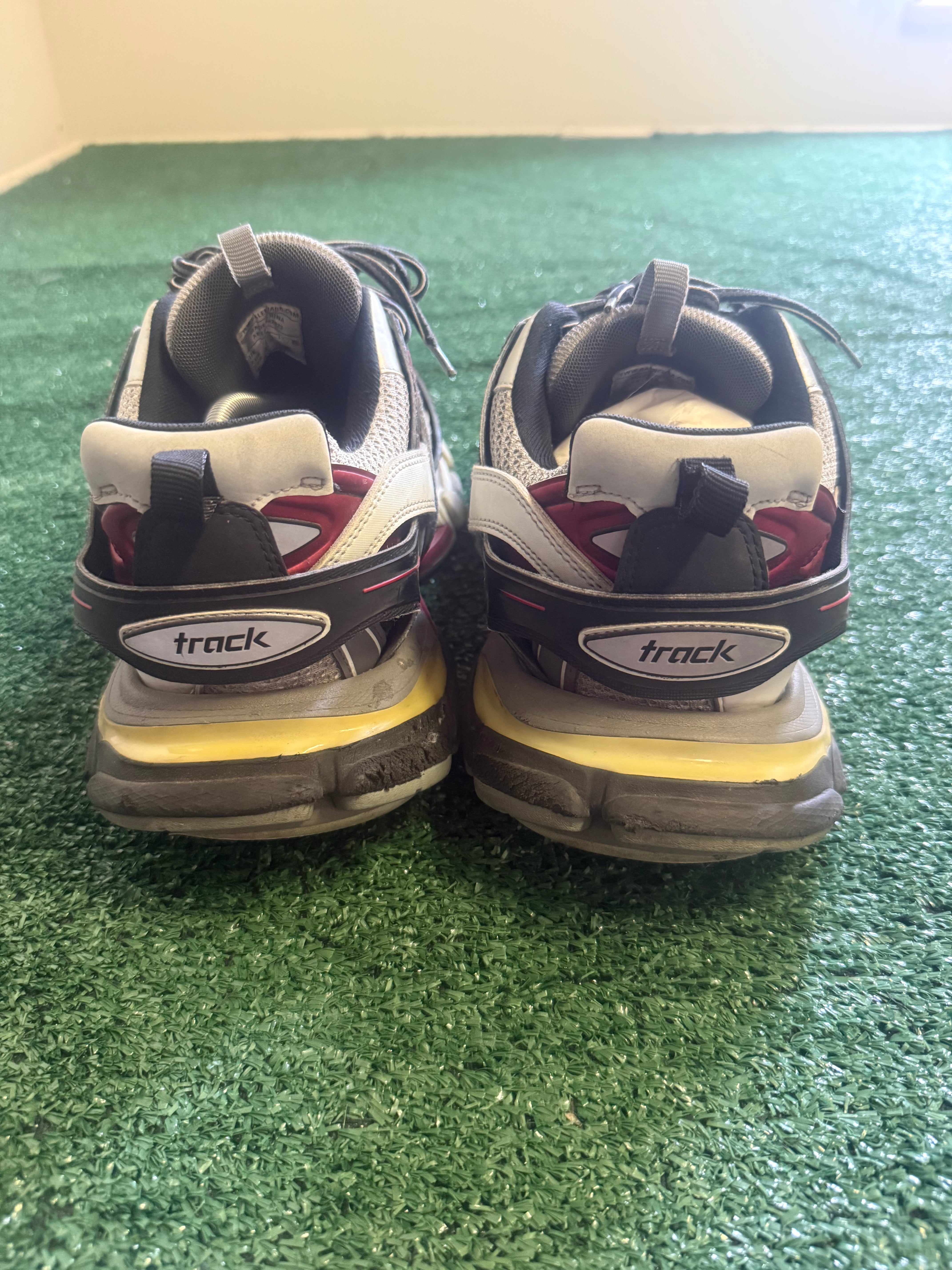 Balenciaga Track Grey Black Red 45 (12-12.5)