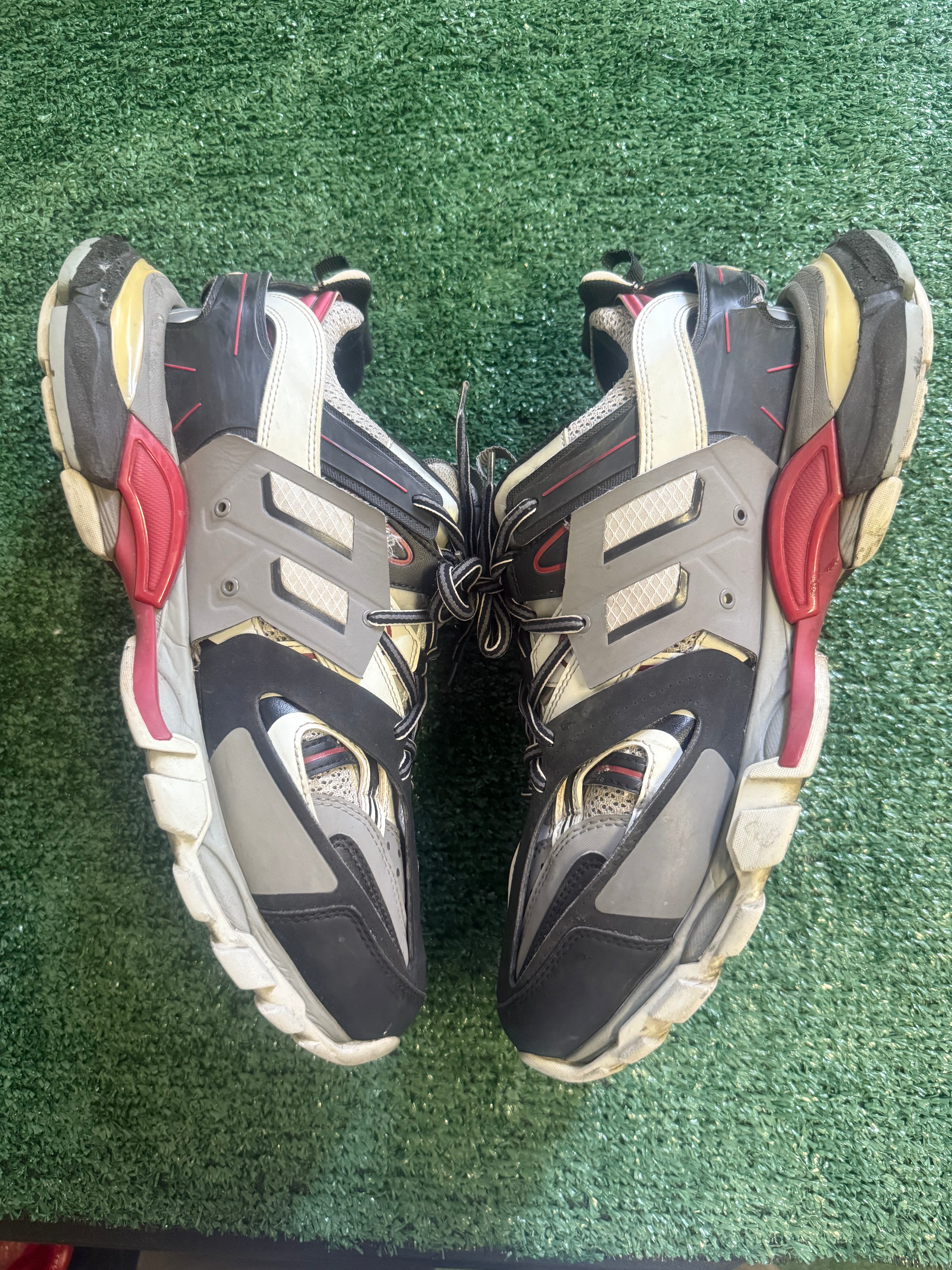Balenciaga Track Grey Black Red 45 (12-12.5)