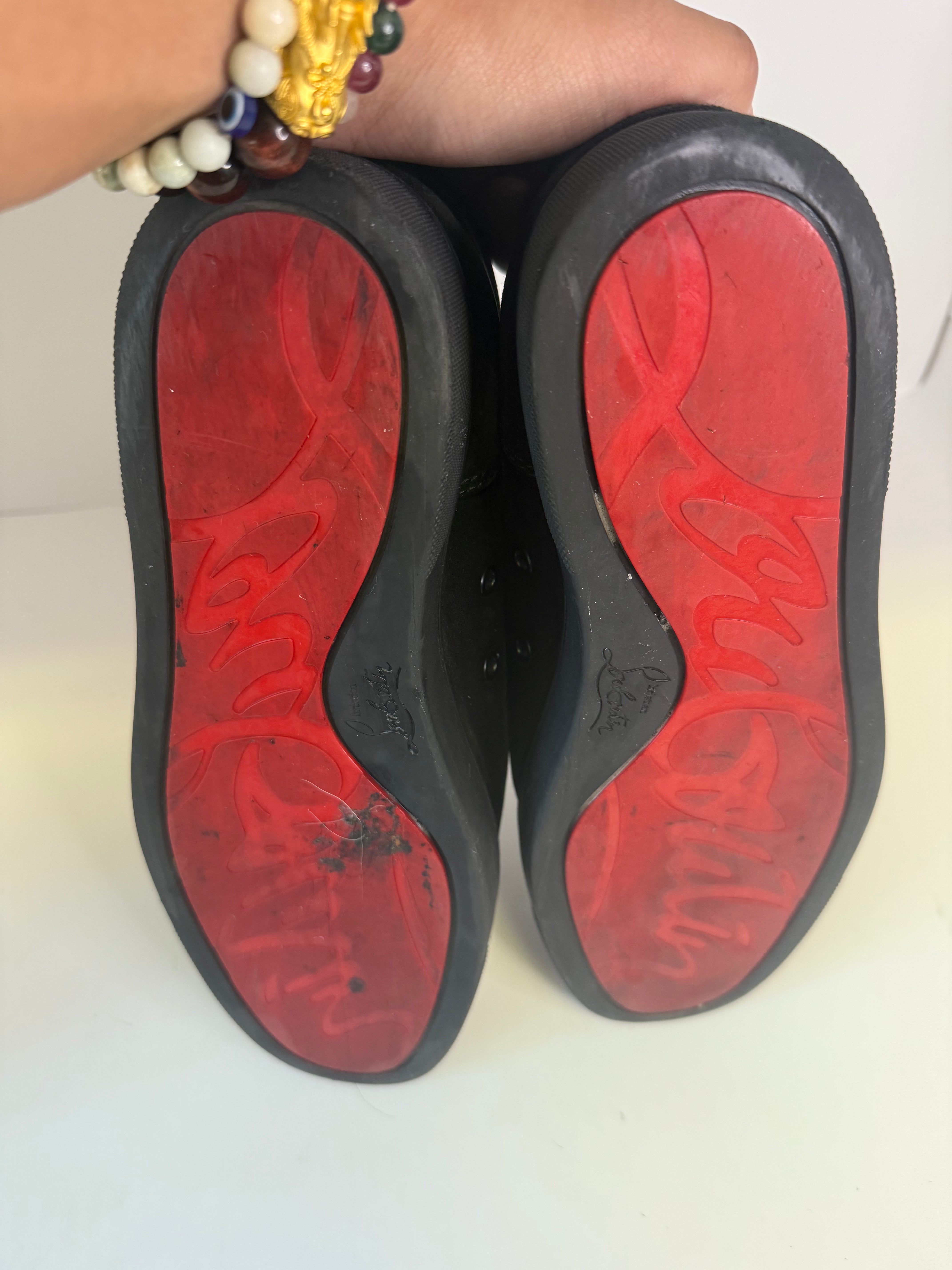 CHRISTIAN LOUBOUTIN LOUIS JUNIOR SPIKES SIZE 42 (US 9-9.5)